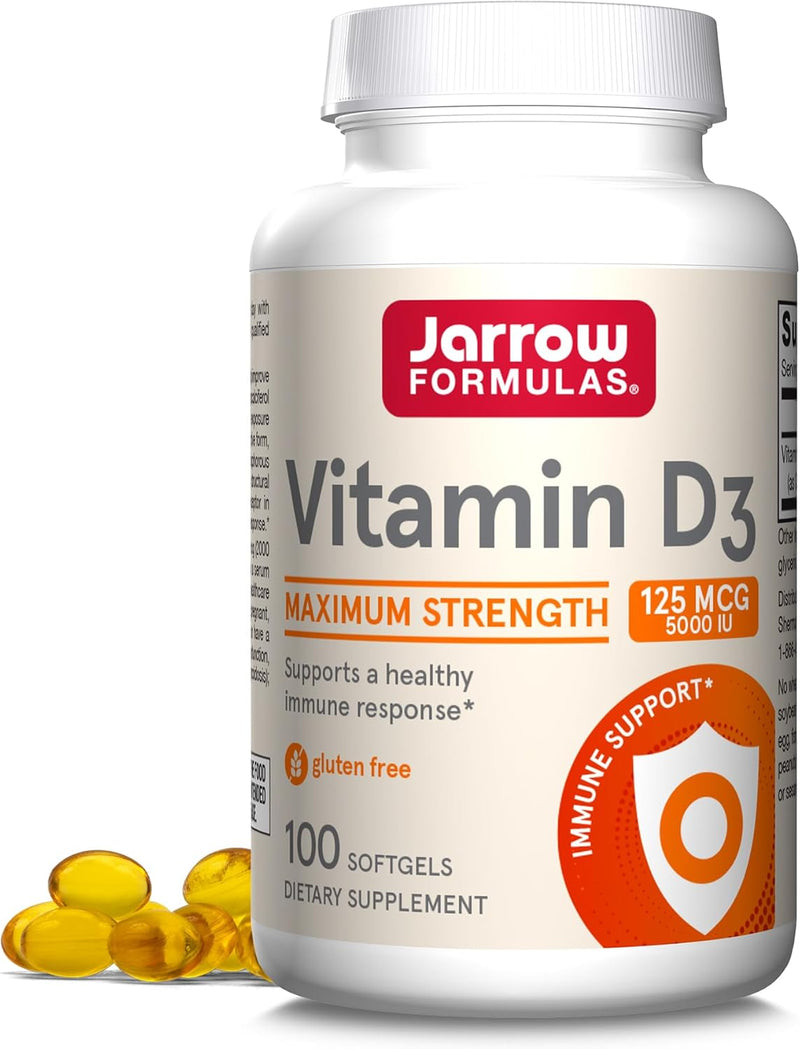 Cholecalciferol Vitamin D3 25 mcg (1000 IU) 200 Softgels