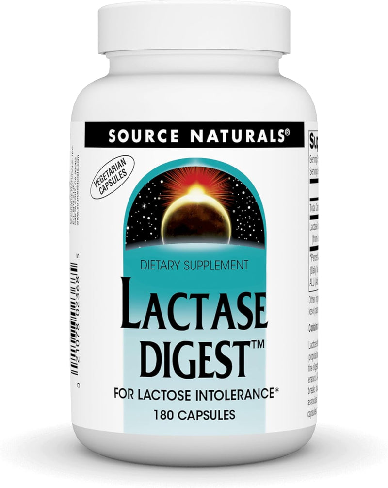 Lactase Digest, 180 Capsules by Source Naturals