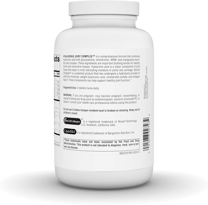 Hyaluronic Joint Complex™, 240 Tablets by Source Naturals