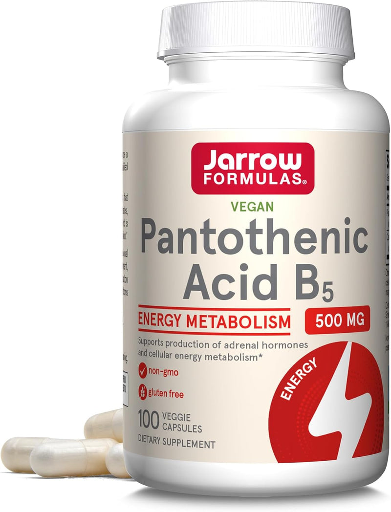 Pantothenic Acid B5 500 mg 100 Capsules