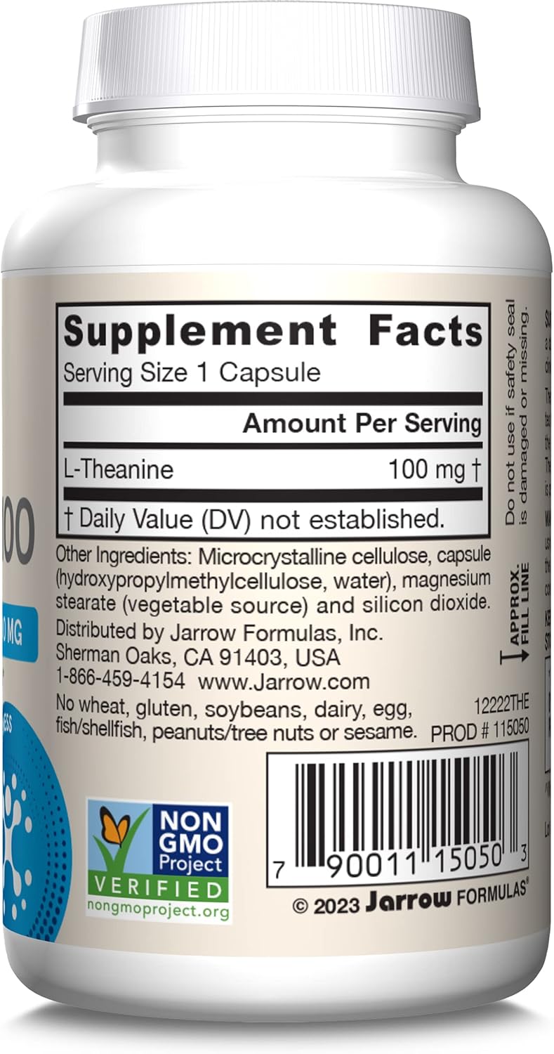 Theanine 100 mg 60 Veggie Caps