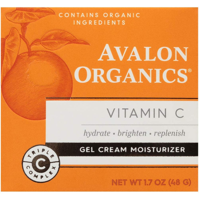 Vitamin C, Gel Cream Moisturizer, 1.7 oz (48 g) by Avalon Organics