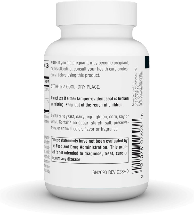 MegaFolinic, 800 mcg - 240 Tablets by Source Naturals