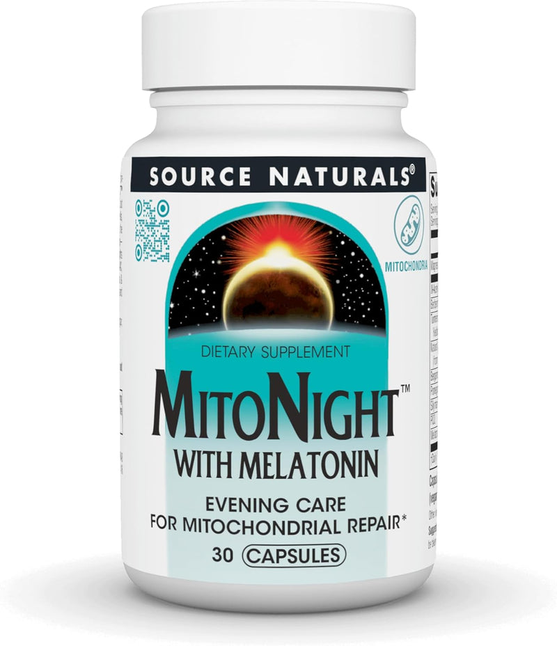 MitoNight™ With Melatonin, 30 Capsules by Source Naturals