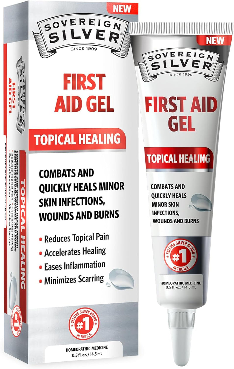 First Aid Gel, 0.5 fl oz (14.5 ml) by Sovereign Silver