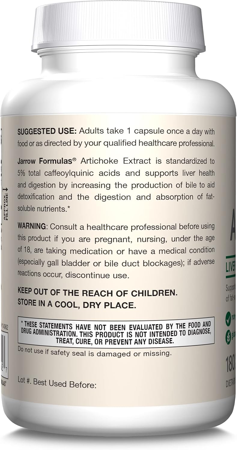 Artichoke 500 mg 180 Capsules