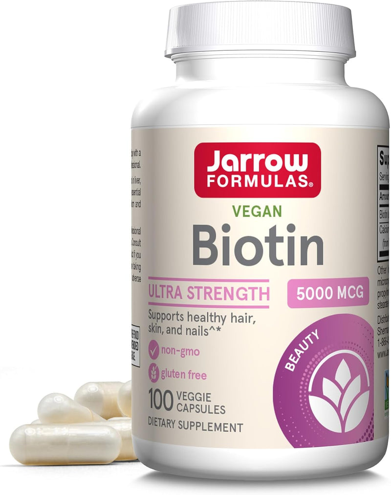 Biotin 5000 mcg 100 Capsules