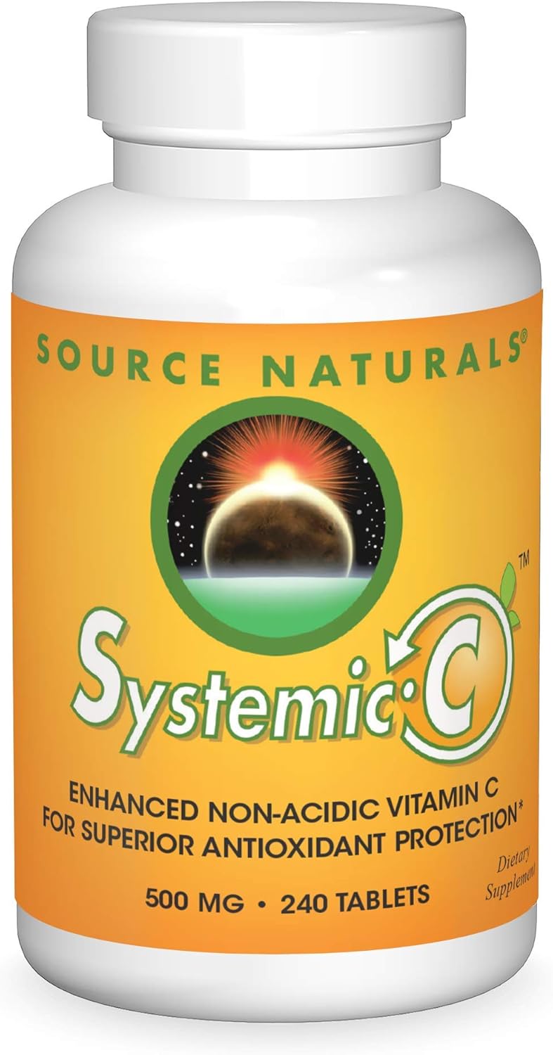 Systemic C, 500mg - 240 Tablets by Source Naturals