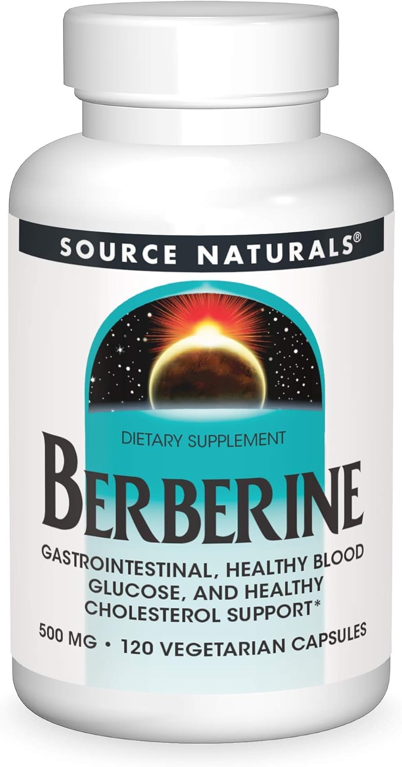 Berberine , 500 mg, 120 Vegetarian Capsules by Source Naturals