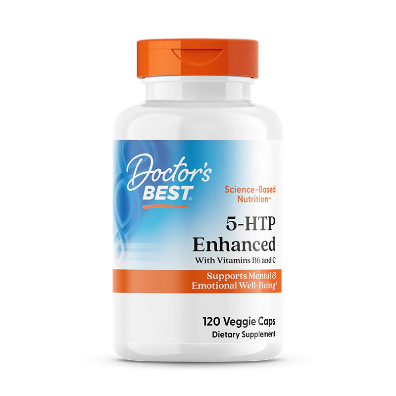 5-HTP Enhanced with Vitamins B6 and C 120 Veggie Caps