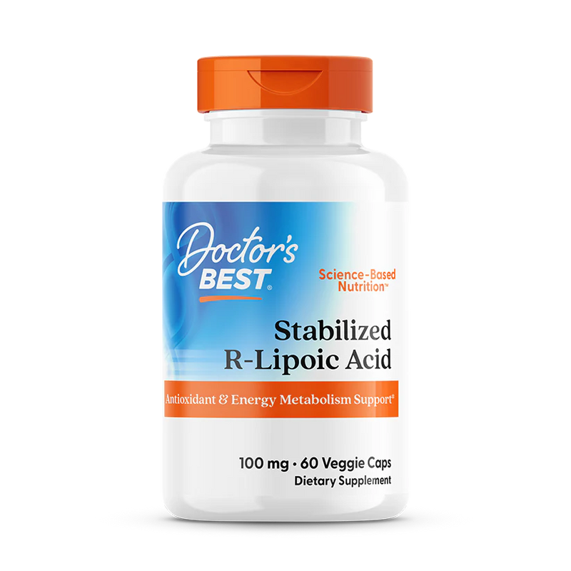 Stabilized R-Lipoic Acid 100 mg 60 Veggie Caps