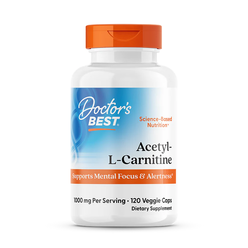 Acetyl-L-Carnitine, 1000 mg Per Serving, 120 Veggie Caps