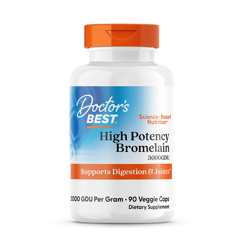 High Potency Bromelain 3000 GDU 500 mg 90 Veggie Caps