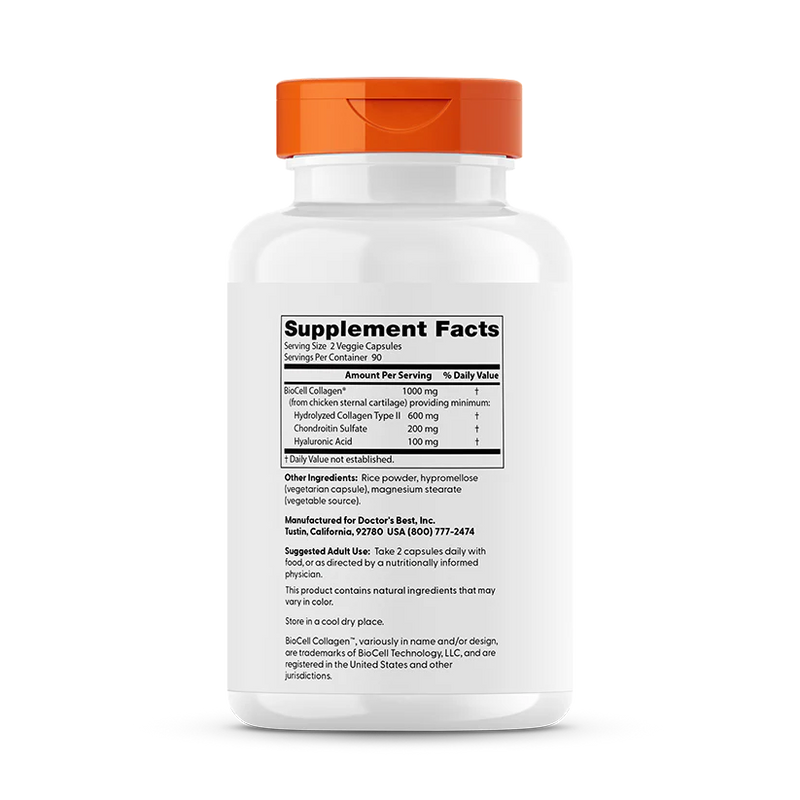 Hyaluronic Acid + Chondroitin Sulfate, 180 Veggie Caps