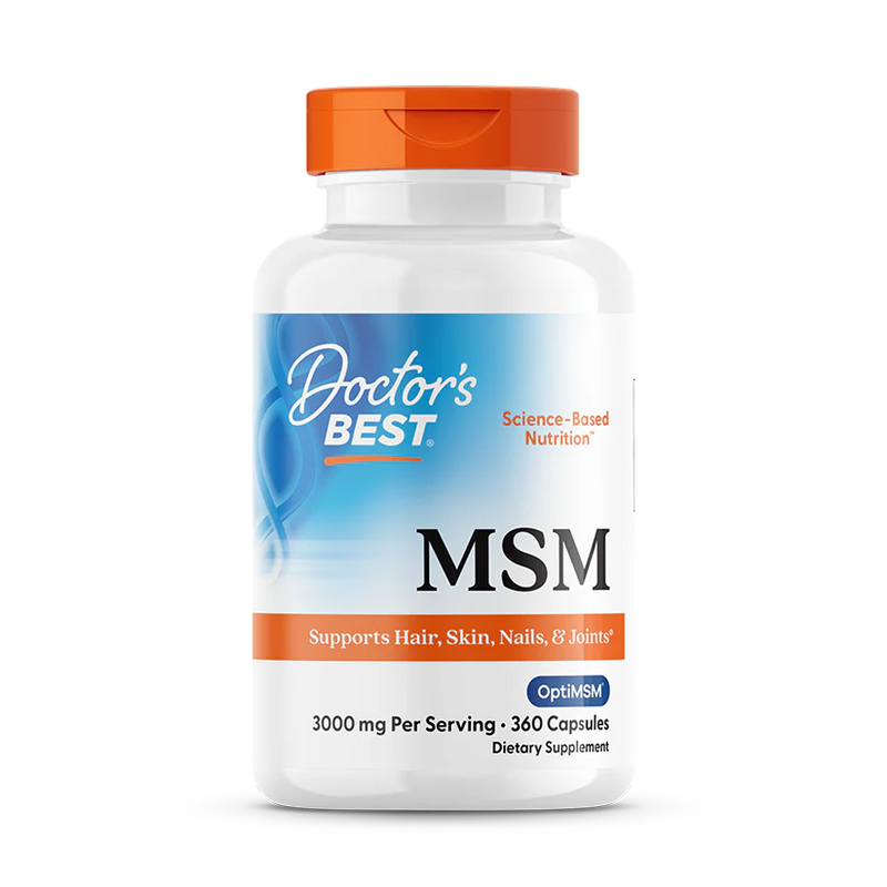 MSM with OptiMSM, 3,000 mg Per Serving, 360 Capsules
