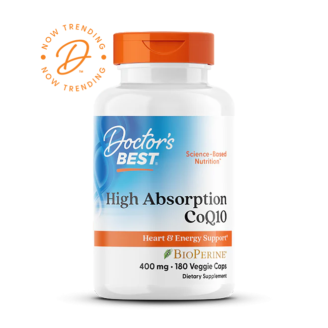 High Absorption CoQ10 400 mg 180 Veggie Caps