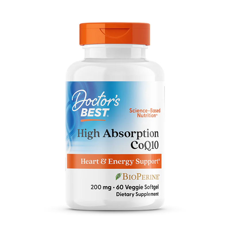 High Absorption CoQ10 200 mg 60 Veggie Softgels