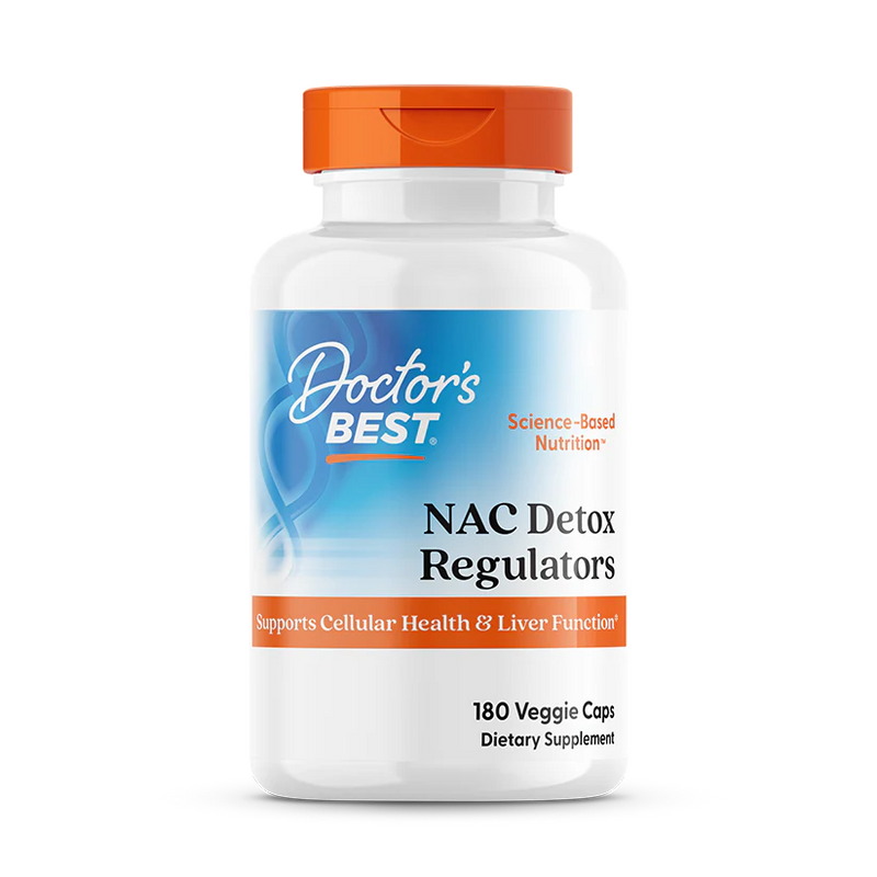 NAC Detox Regulators with Seleno Excell®, 600mg, 180 Veggie Caps, by Doctor&