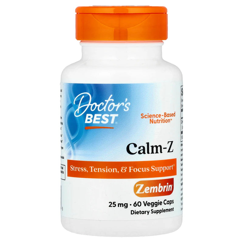 Calm with Zembrin 25 mg 60 Veggie Caps