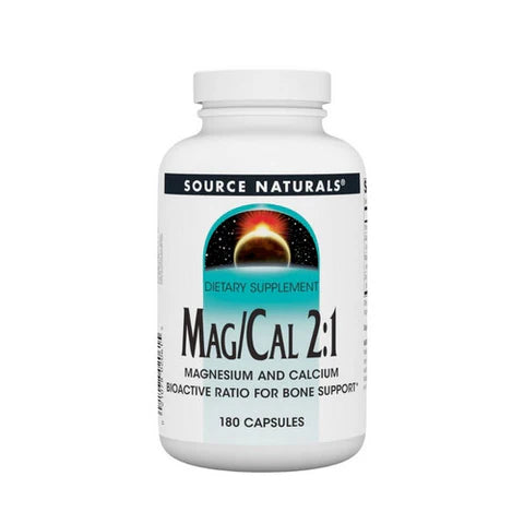 Mag/Cal 2:1, 370 mg-180 Caps by Source Naturals