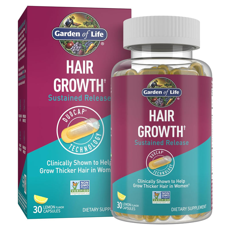 Hair Growth, Duo Caps, 30 Capsules by Garden of Life