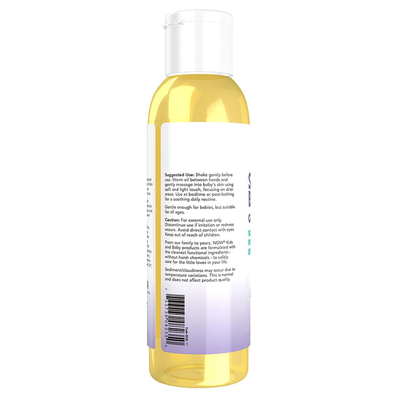 Soothing Baby Oil, Calming Lavender - 4 fl. oz (118 mL), by Now Baby