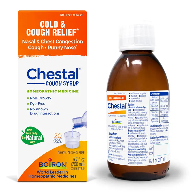 Adult Chestal Cold & Cough Syrup 6.7 oz (200 mL) by Boiron