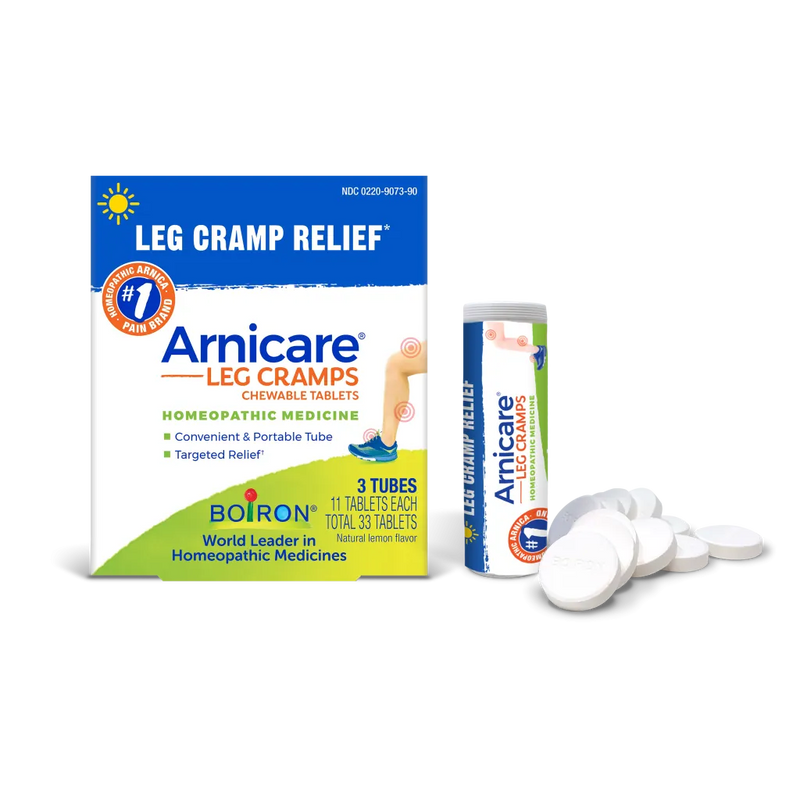 Arnicare Leg Cramps 3 Tubes (total 33 Tablets) by Boiron