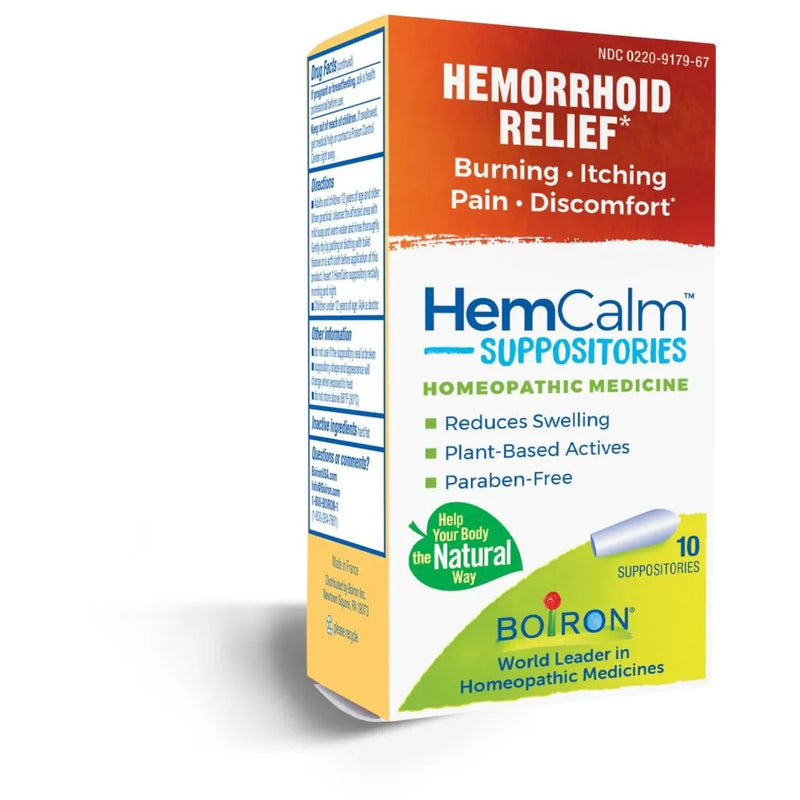 HemCalm Suppositories 10 Suppositories by Boiron