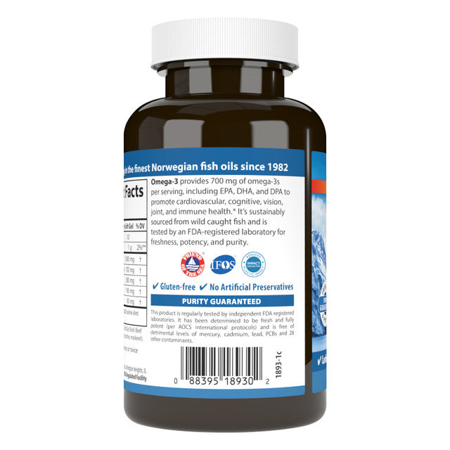 Carlson Omega-3 60 Softgels