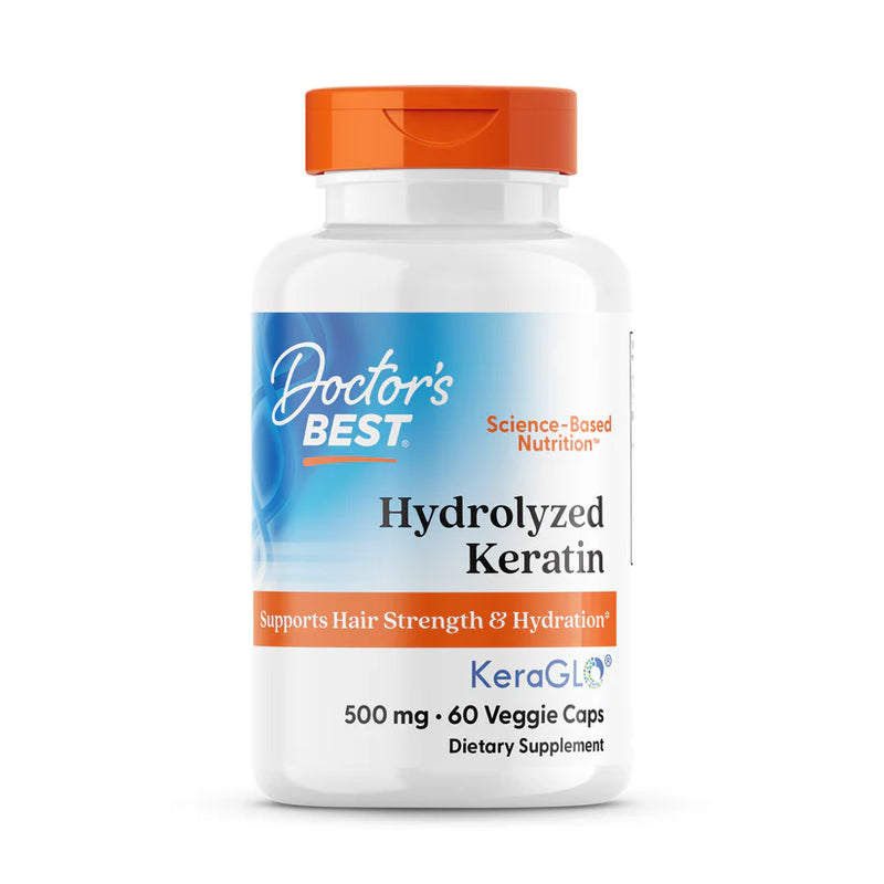 Hydrolyzed Keratin, 500 mg 60 Veggie Caps, by Doctor&