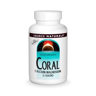 Coral Calcium/Magnesium 180 Tablets by Source Naturals