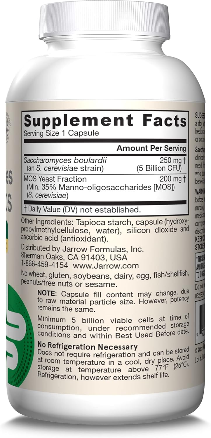 Saccharomyces Boulardii + MOS 90 Veggie Caps