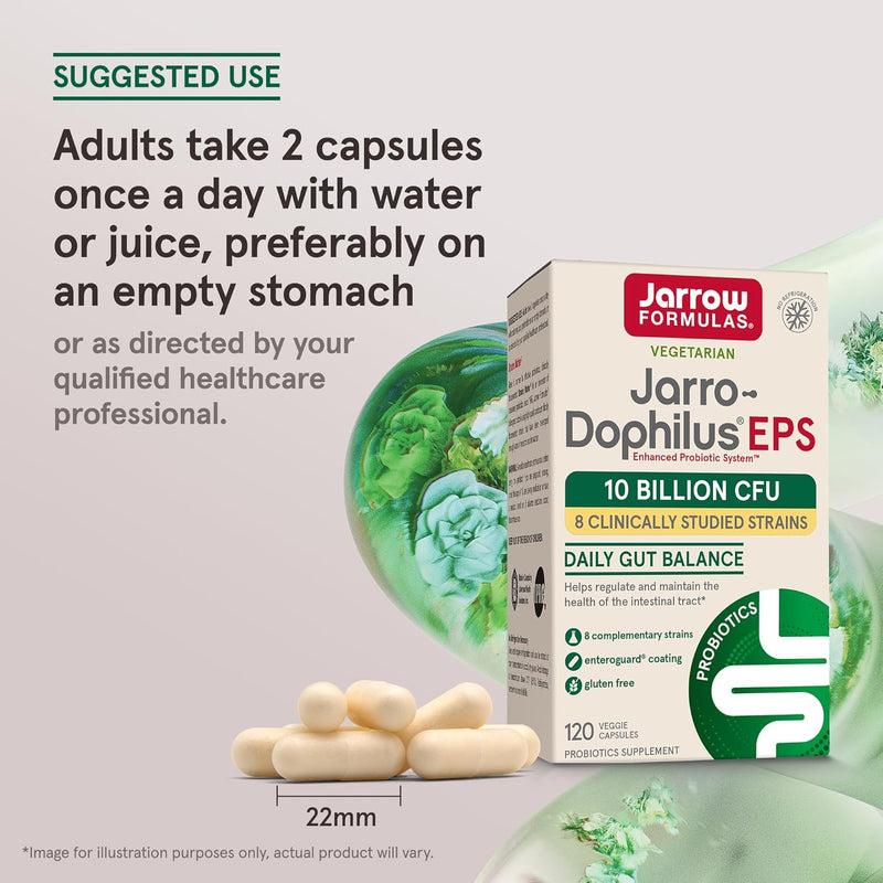 Jarro-Dophilus EPS 10 Billion CFU 120 Veggie Caps