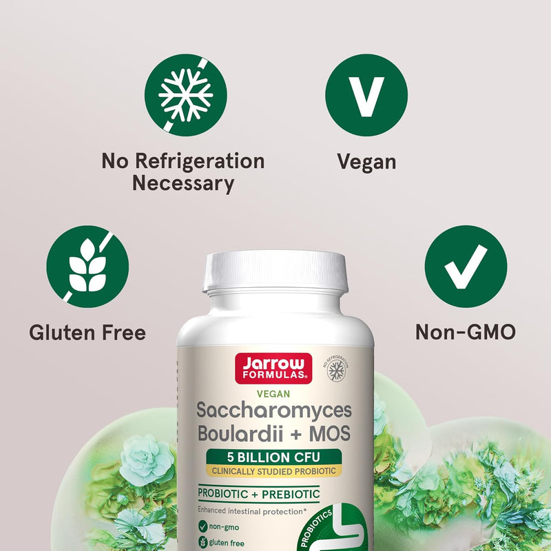 Saccharomyces Boulardii + MOS 180 Veggie Caps