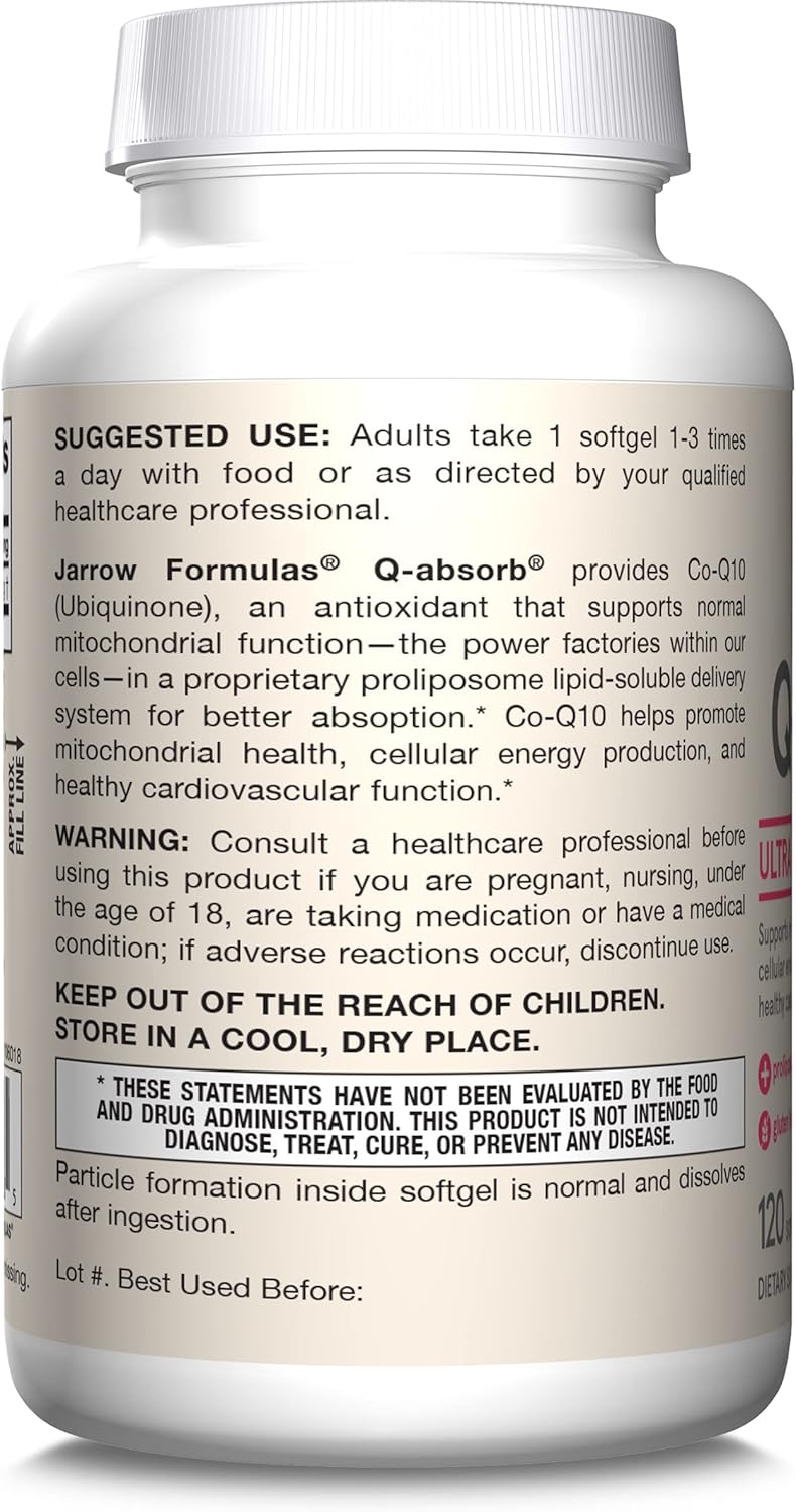 Q-Absorb Co-Q10 100 mg 120 Softgels