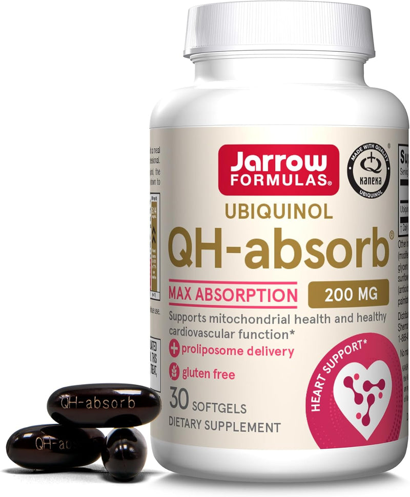 Ubiquinol QH-Absorb 200 mg 30 Softgels