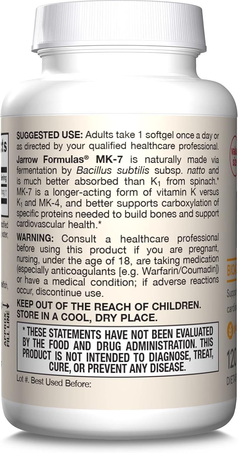 MK-7 90 mcg 120 Softgels