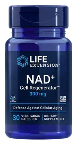 NAD+ Cell Regenerator™ Nicotinamide Riboside 300 mg 30 Vege Capsules, by Life Extension