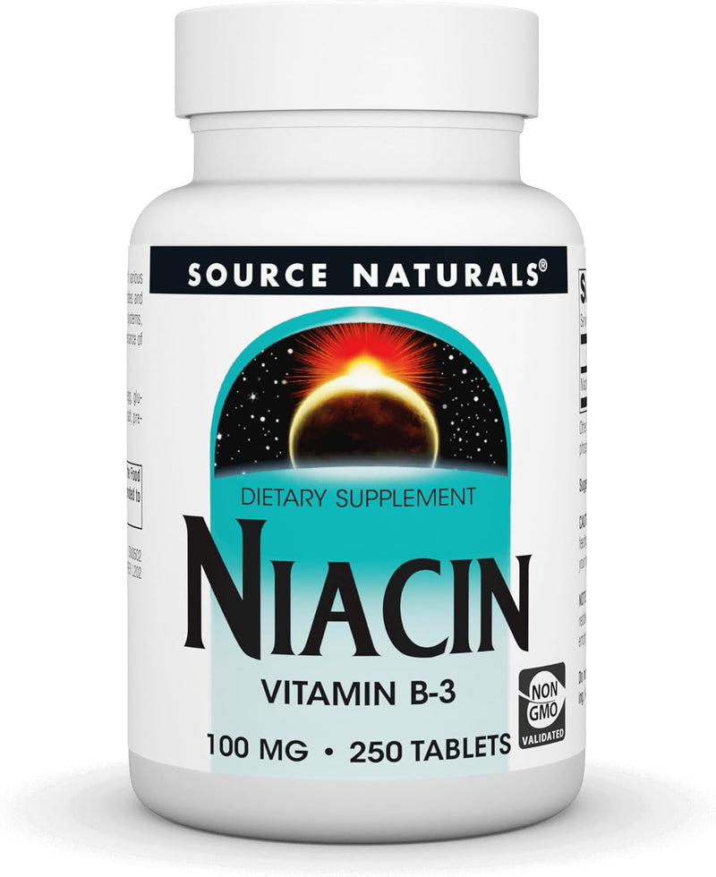 Niacin 100 mg 250 Tabs by Source Naturals