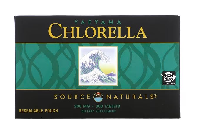 Yaeyama Chlorella®, Resealable Pouch, 200 mg, 300 Tablets (20 mg per Tablet) by Source Naturals