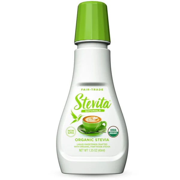 Organic Stevia Liquid Drops 1.35 oz (40 mL) by Stevita Naturals