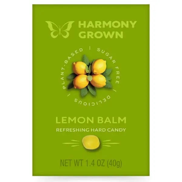Harmony Grown Sugar-Free Lemon Balm Hard Candy 1.4 oz (40 g) by Stevita Naturals
