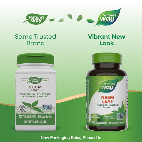 Neem Leaf 475 mg 100 Vegetarian Capsules