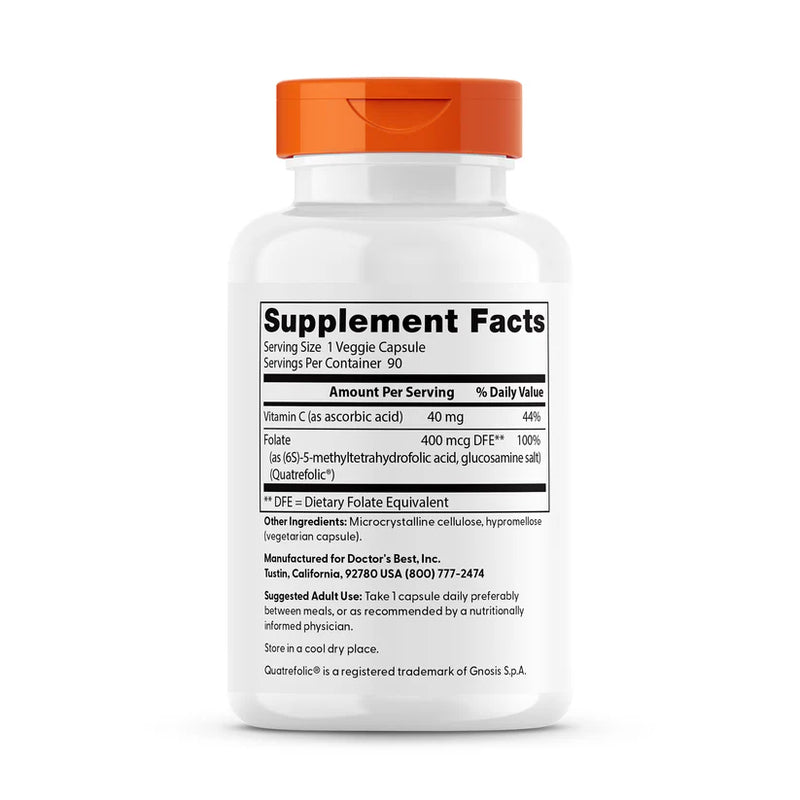 Fully Active Folate 400 mcg 90 Veggie Caps