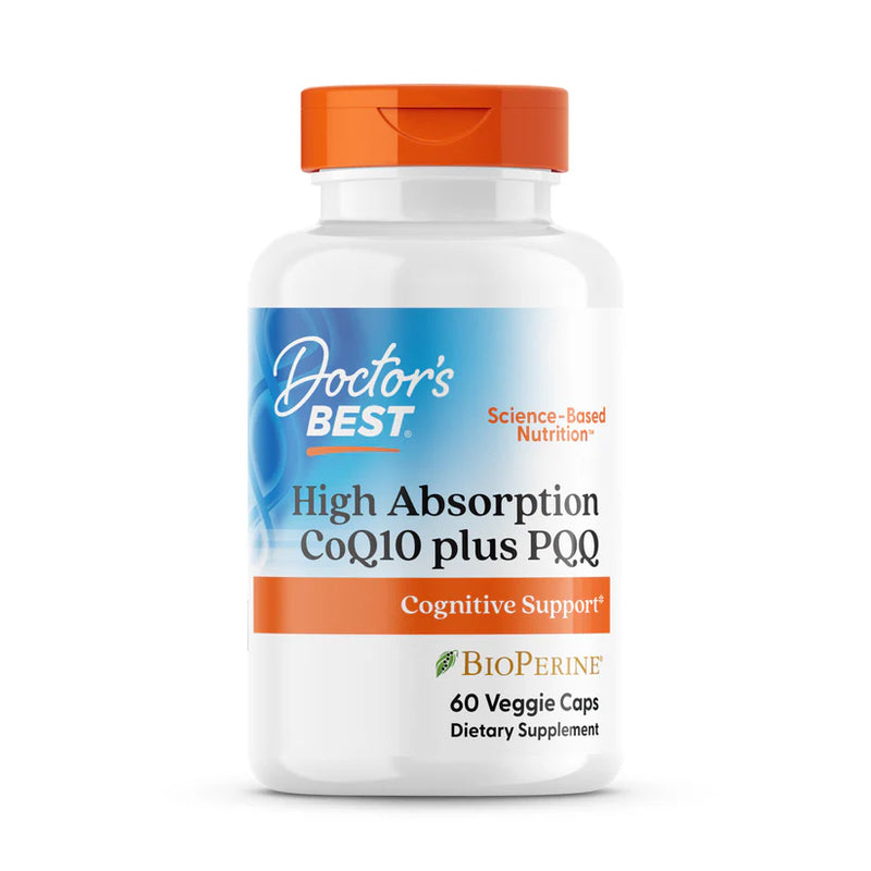 High Absorption CoQ10 Plus PQQ 60 Veggie Caps