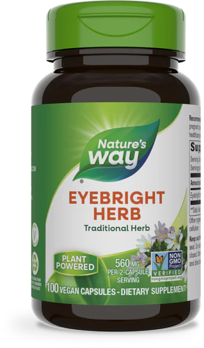 Eyebright Herb, 280 mg, 100 Vegan Capsules by Nature&