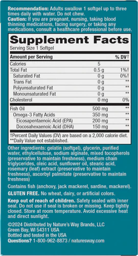 Super Fisol Fish Oil 180 Softgels