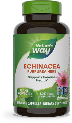 Echinacea Purpurea Herb 400 mg 180 Vegetarian Capsules