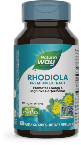 Rhodiola Rosea Standardized 60 Veg Capsules